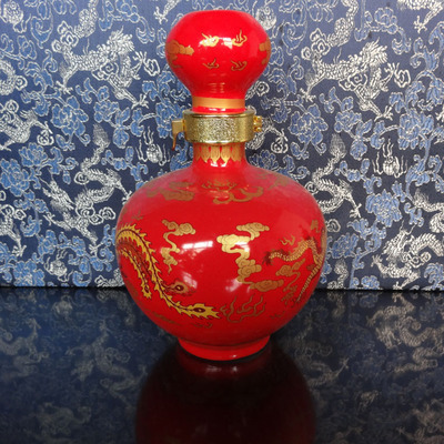 【景德鎮陶瓷酒瓶 龍鳳呈祥陶瓷藝術酒壺 廠家直銷 特價批發】價格,廠家,圖片,酒類包裝,景德鎮市全球陶瓷-
